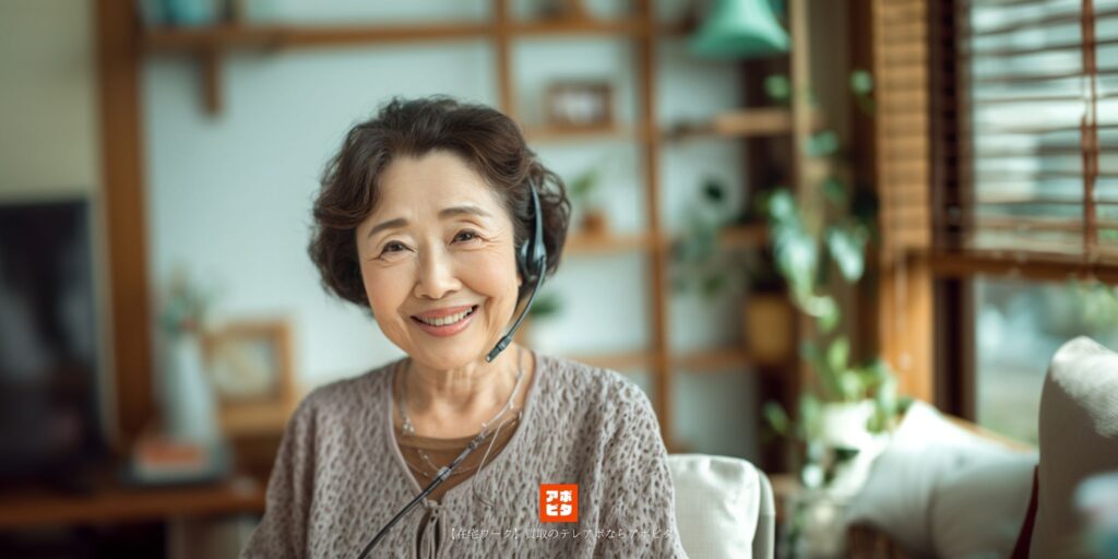 在宅ワーク買取テレアポ_兵庫県姫路市60代女性アポインター経験者