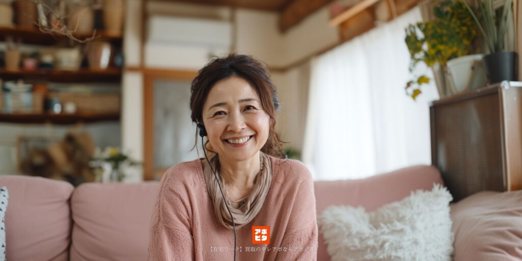 在宅ワーク買取テレアポ_奈良県橿原市50代女性アポインター経験者