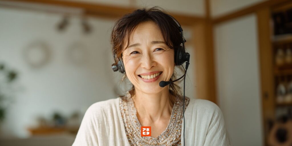 在宅ワーク買取テレアポ_岡山県岡山市50代女性アポインター経験者