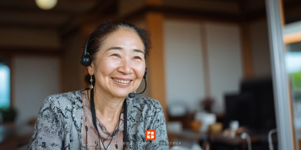 在宅ワーク買取テレアポ_群馬県前橋市60代女性アポインター経験者