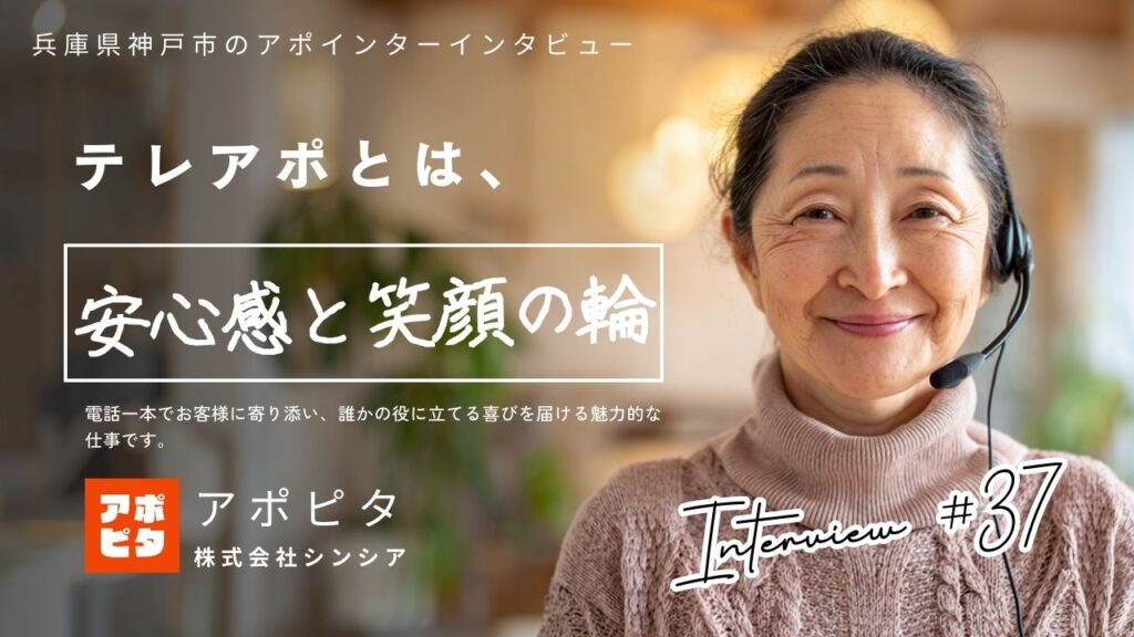 電話の先に生まれる信頼の架け橋――兵庫県神戸市在住・59歳女性テレアポスタッフの挑戦