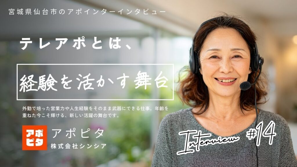 宮城県仙台市で在宅の買取テレアポに挑戦！テレアポとは、経験を活かす舞台